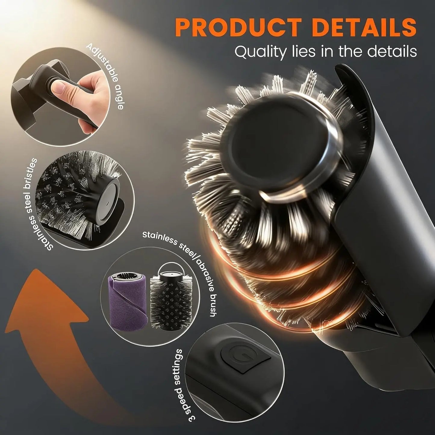 GrillSweep™ Father’s Day Electric BBQ Brush - Pure XO