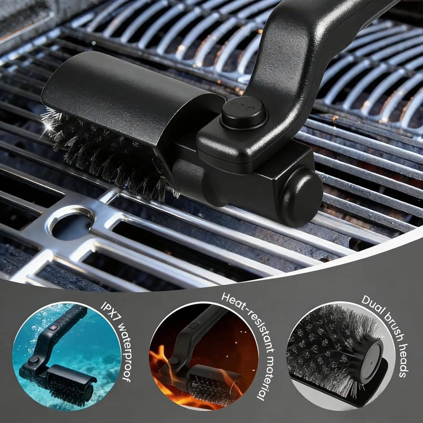 GrillSweep™ Father’s Day Electric BBQ Brush - Pure XO