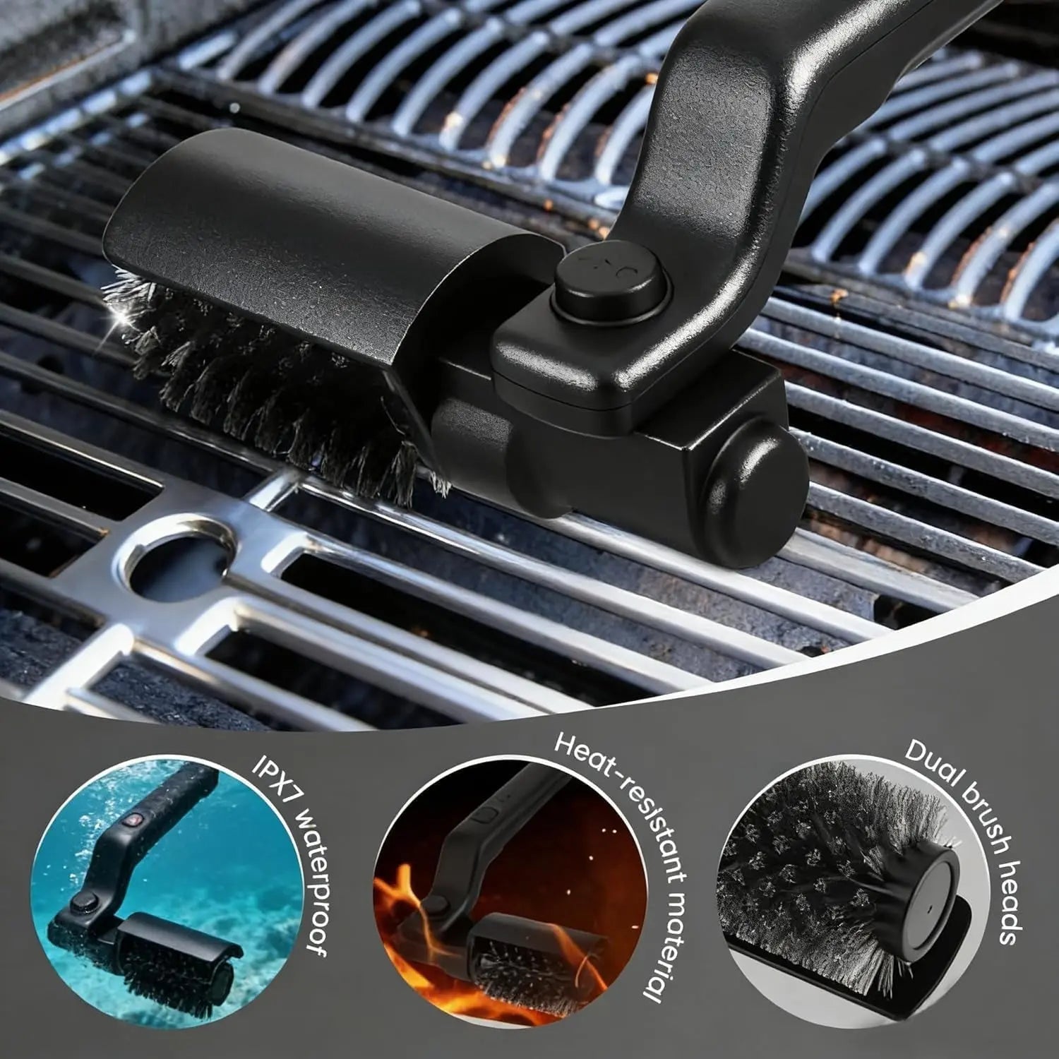 GrillSweep™ Father’s Day Electric BBQ Brush - Pure XO