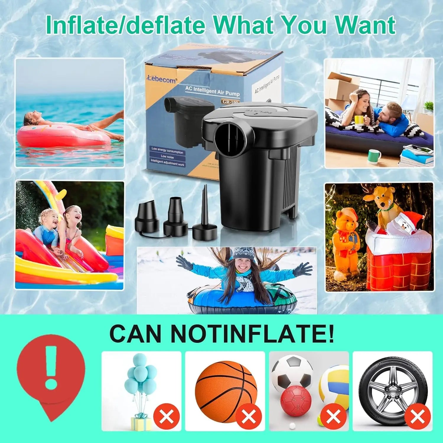 Portable Electric Air Pump - Pure XO
