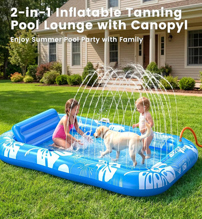 CoolTan™ Tanning Pool Lounger - Pure XO