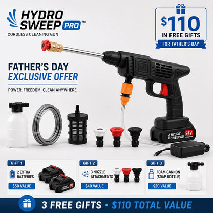 HydroSweep Pro™ Portable Power Washer - Pure XO