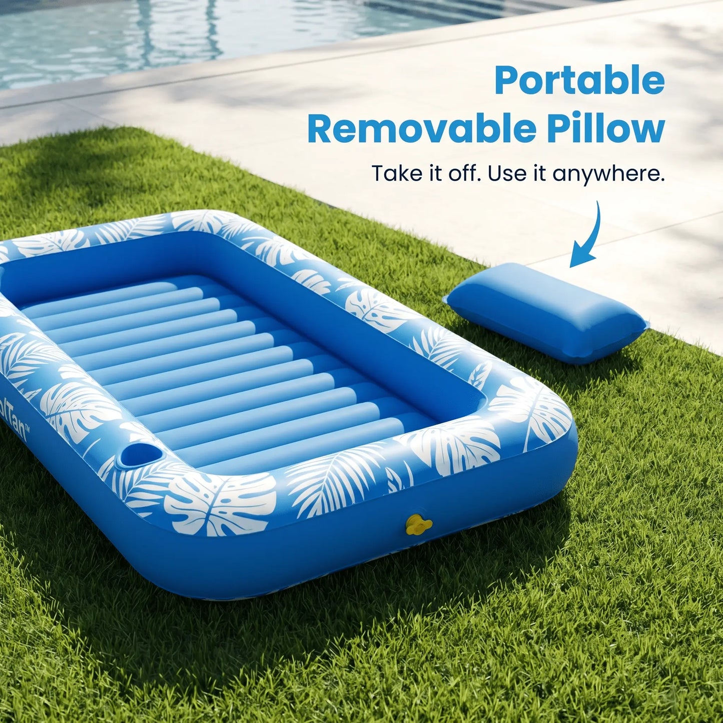 CoolTan™ Tanning Pool Lounger - Pure XO