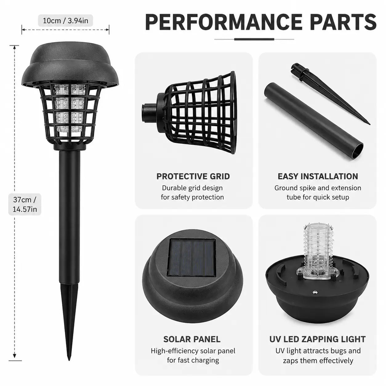 BugGuard™ Solar Bug Zapper - Pure XO